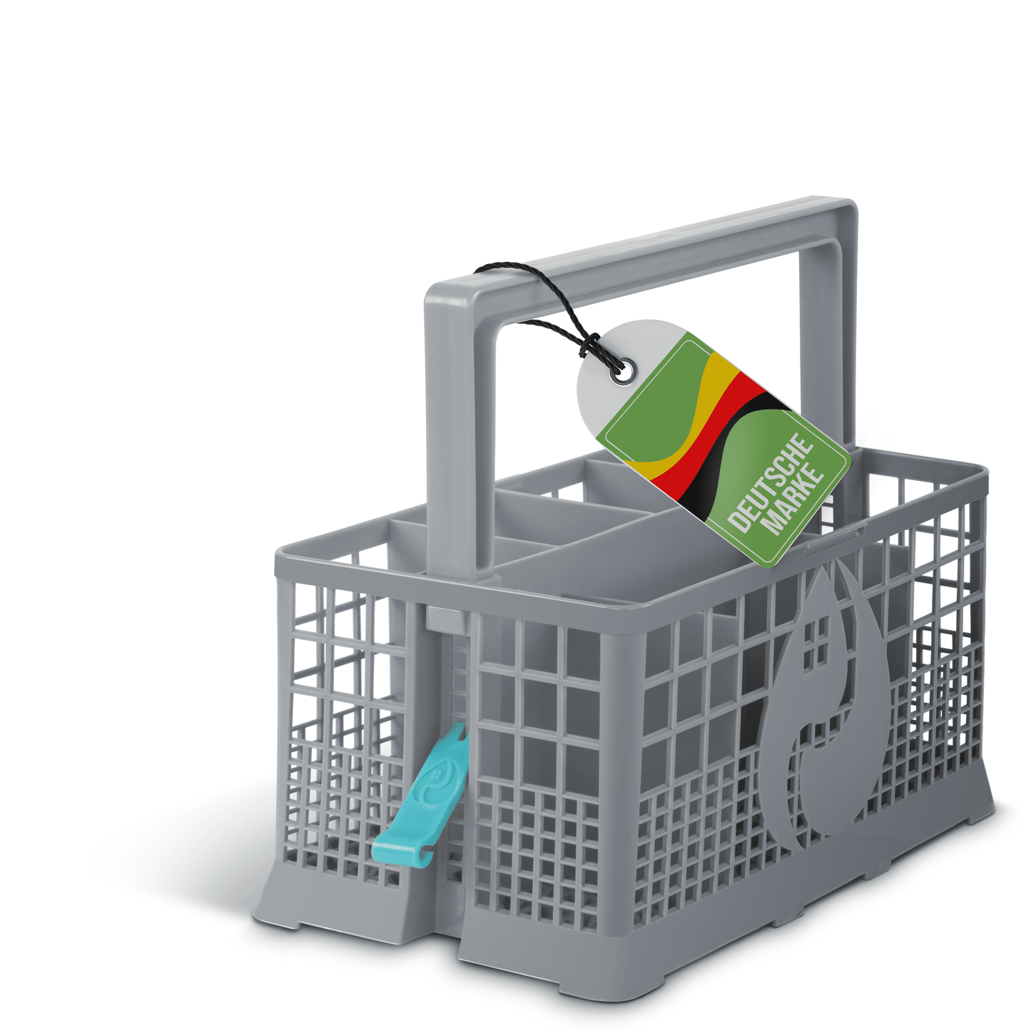 Besteckkorb Spülmaschine universal mit Halteclip – kompatibel mit Geräten von Marken wie Siemens, Bosch, Beko, Neff, Juno, Exquisit und viele mehr