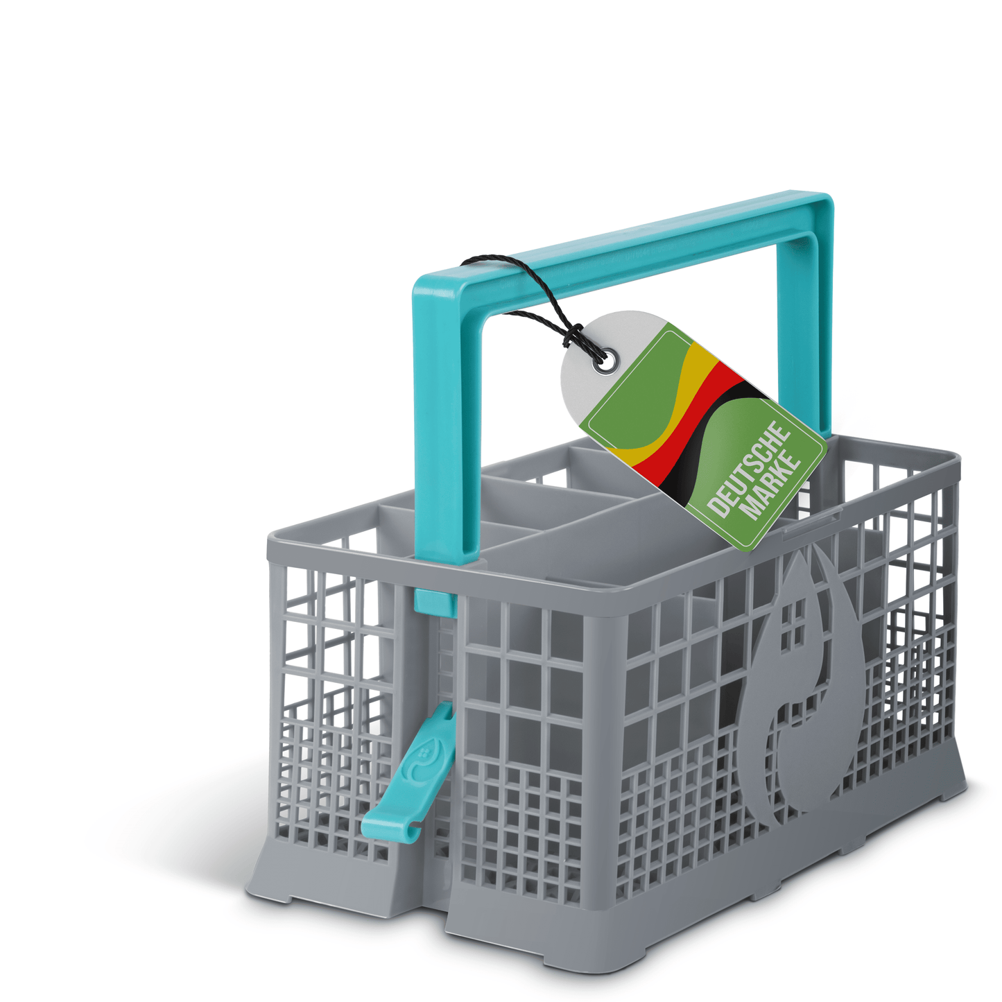 Besteckkorb Spülmaschine universal mit Halteclip – kompatibel mit Geräten von Marken wie Siemens, Bosch, Beko, Neff, Juno, Exquisit und viele mehr