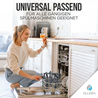 Besteckkorb Spülmaschine universal mit Halteclip – kompatibel mit Geräten von Marken wie Siemens, Bosch, Beko, Neff, Juno, Exquisit und viele mehr