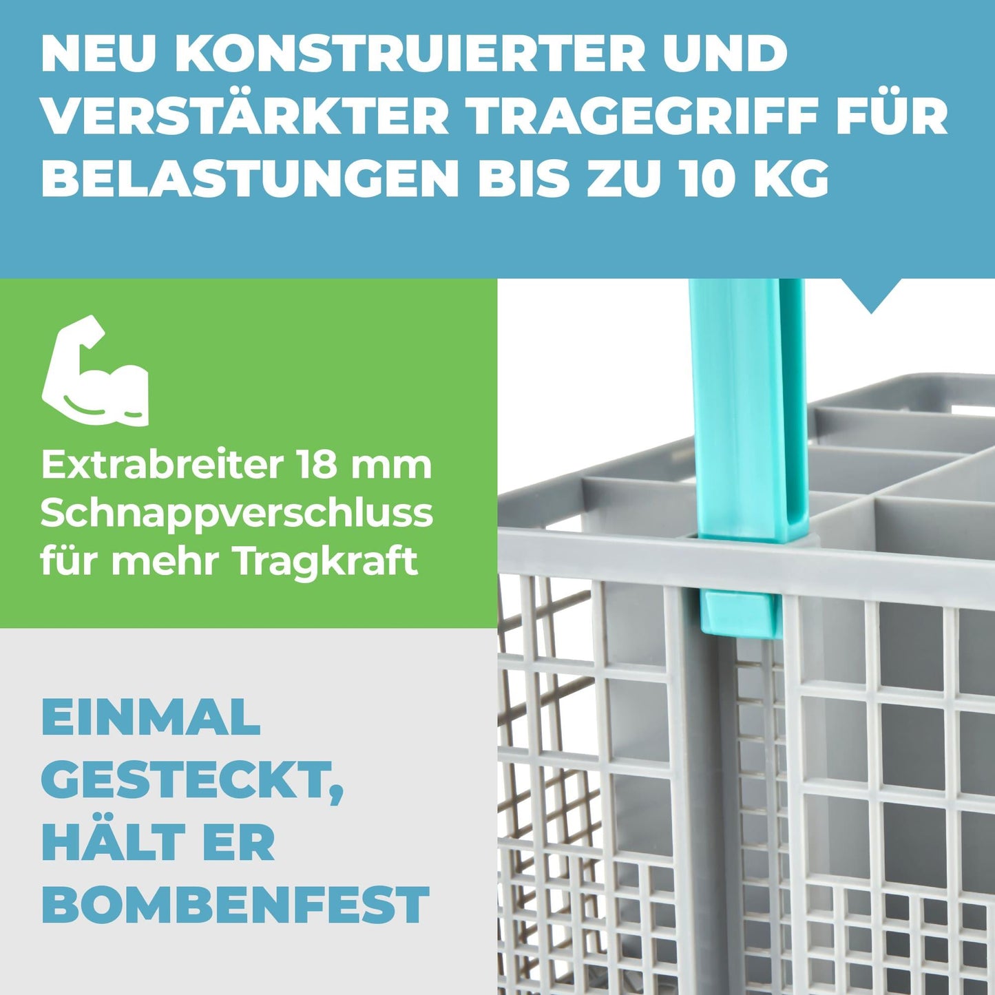 Bester Besteckkorb Spülmaschine universal - Innovativ robust und langlebig - Olleira - Home Shop