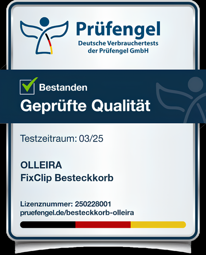 OLLEIRA-FixClip_Besteckkorb_Gepruefte_Qualitaet
